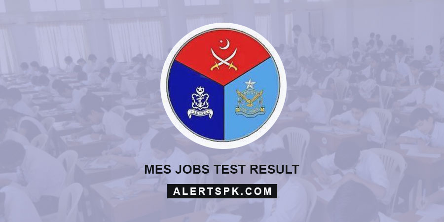www.mes.gov.pk Result of all jobs can check from this page.