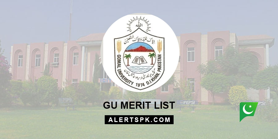 www.gu.edu.pk Merit List