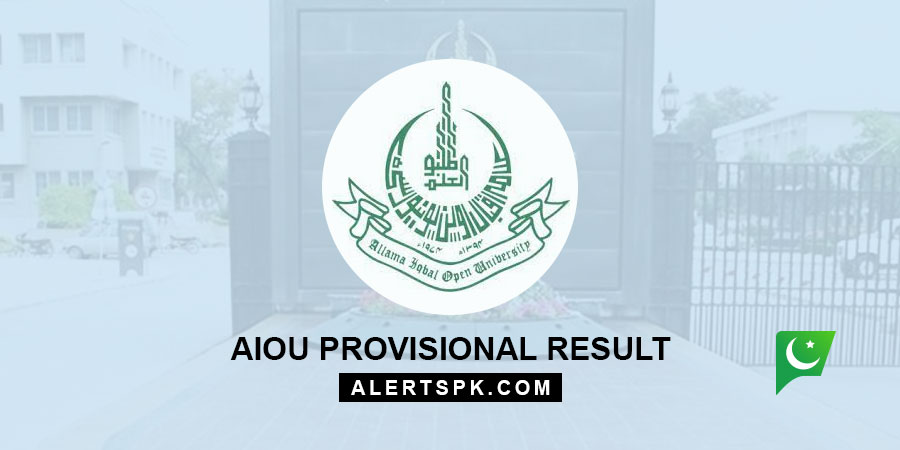 www.aiou.edu.pk Result and provisional Result card download from this page.