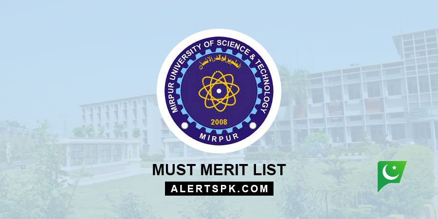 www.must.edu.pk Merit List