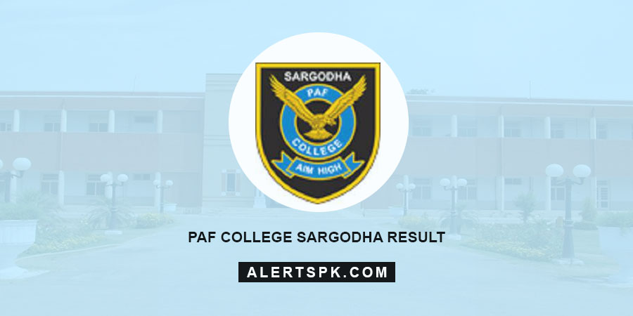 www.pafcollegesargodha.com Merit List of all classes can check from this page.