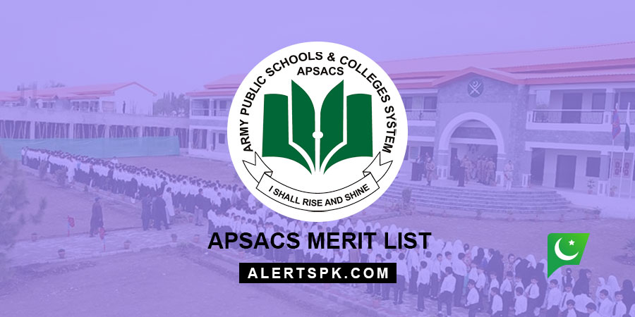 APS Fort Road Rawalpindi Merit List