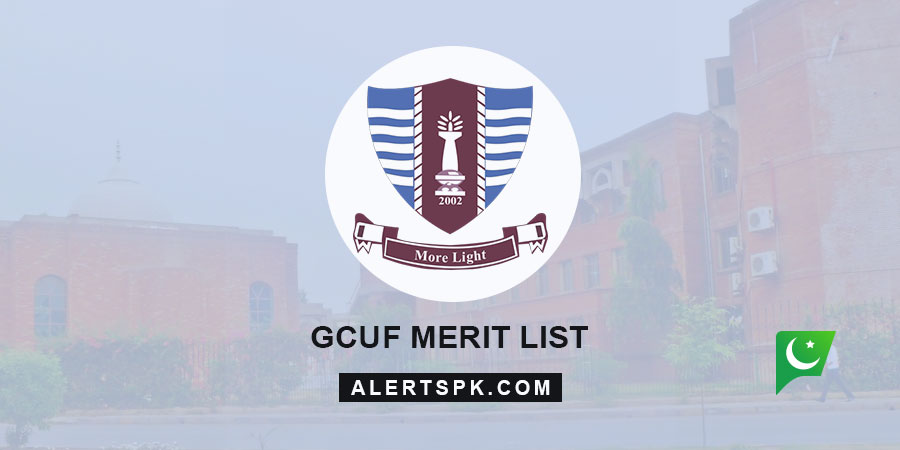 GCUF Merit List