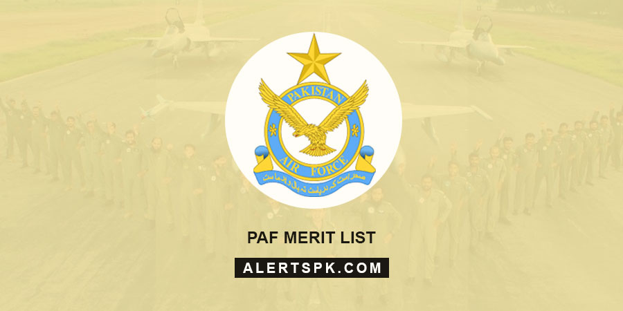 PAF Merit List