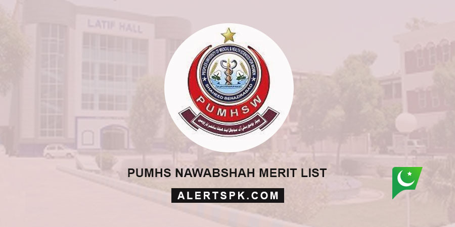 PUMHS Nawabshah Merit List