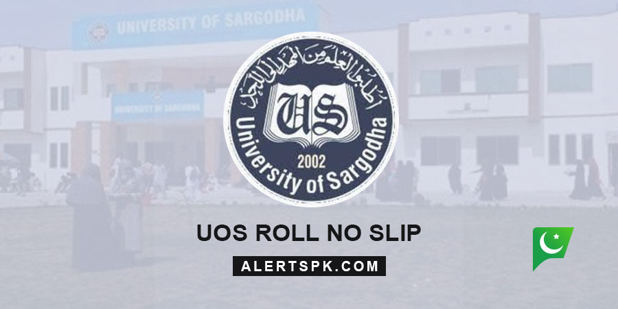 University Of Sargodha Roll No Slip