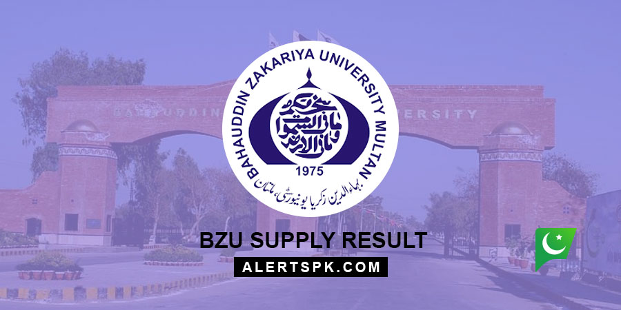 www.bzu.edu.pk Supply Result