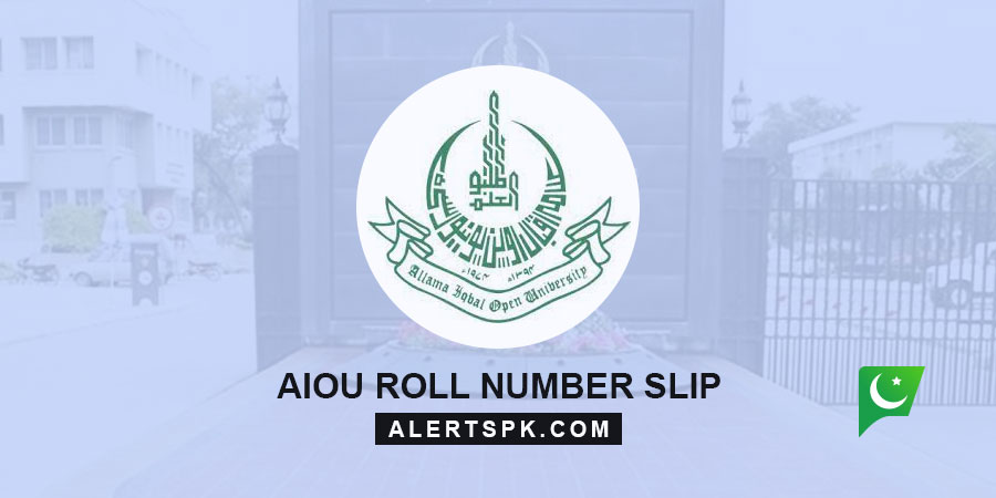 www.aiou.edu.pk Roll No Slip is available on this page.