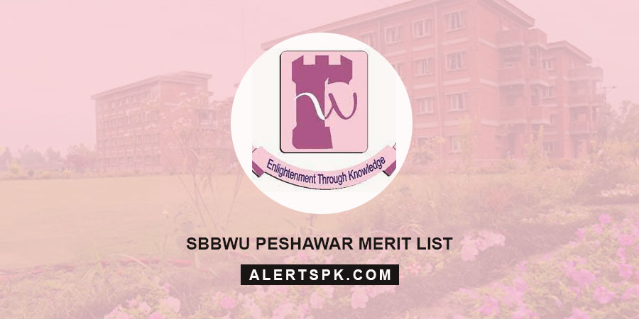 SBBWU Peshawar Merit List