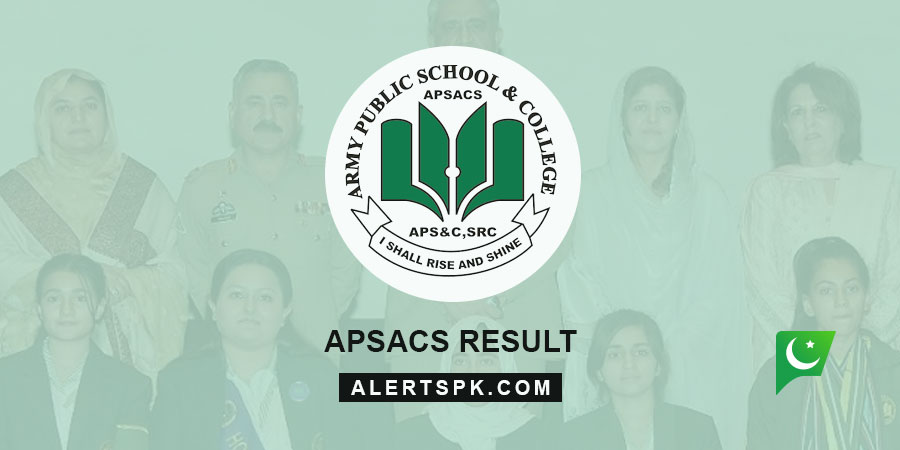APSACS Student Portal Result
