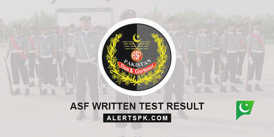 www.asf.gov.pk Result