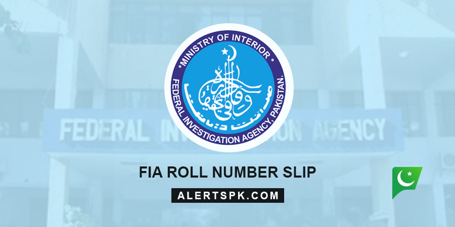 FIA Roll Number Slip