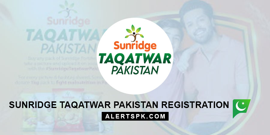 sunridge taqatwar pakistan registration