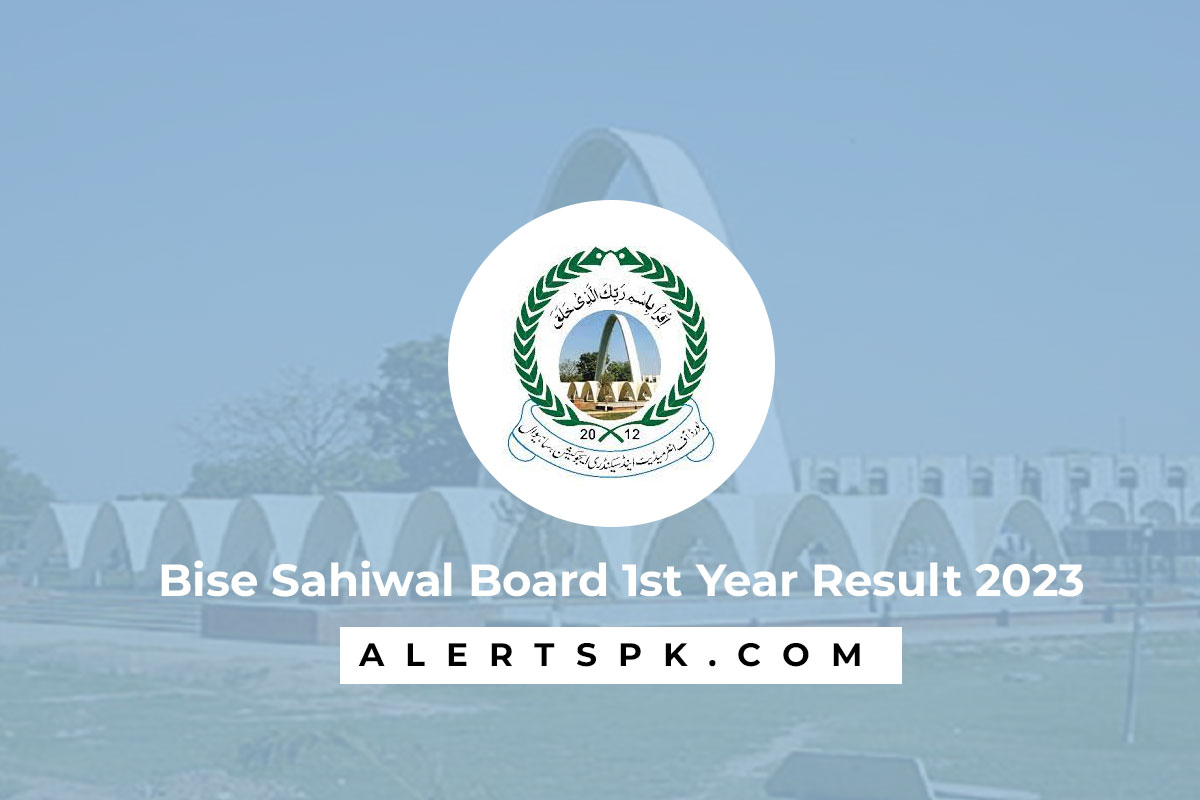 Bise Sahiwal Board 1st Year Result 2024 Check   Bise Sahiwal Board 1st Year Result 2023 