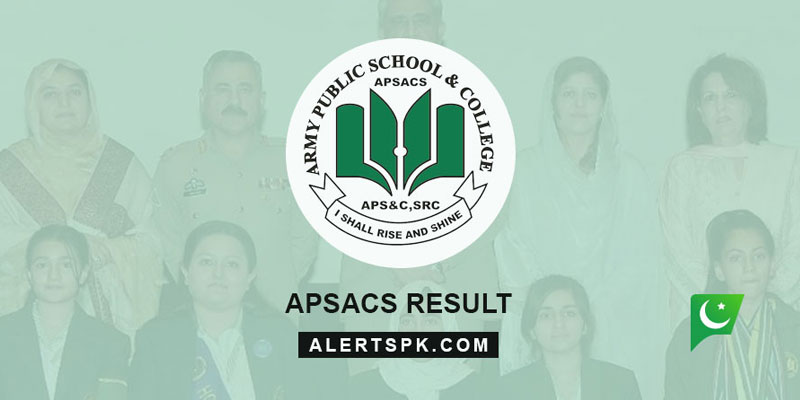 APSACS Result 2024 Online Check student.apms.pk Result