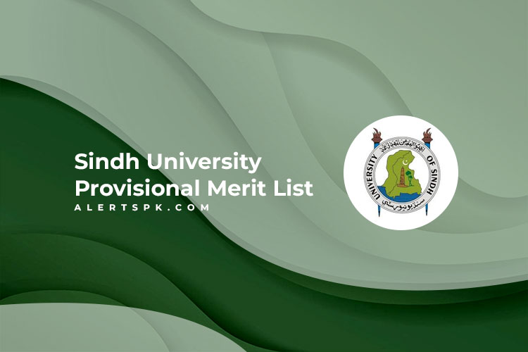 Sindh University Provisional Merit List 2024