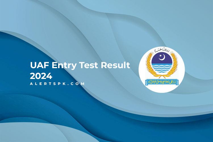 UAF Entry Test Result 2024