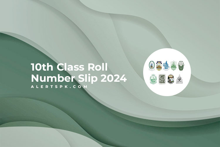10th Class Roll Number Slip 2024
